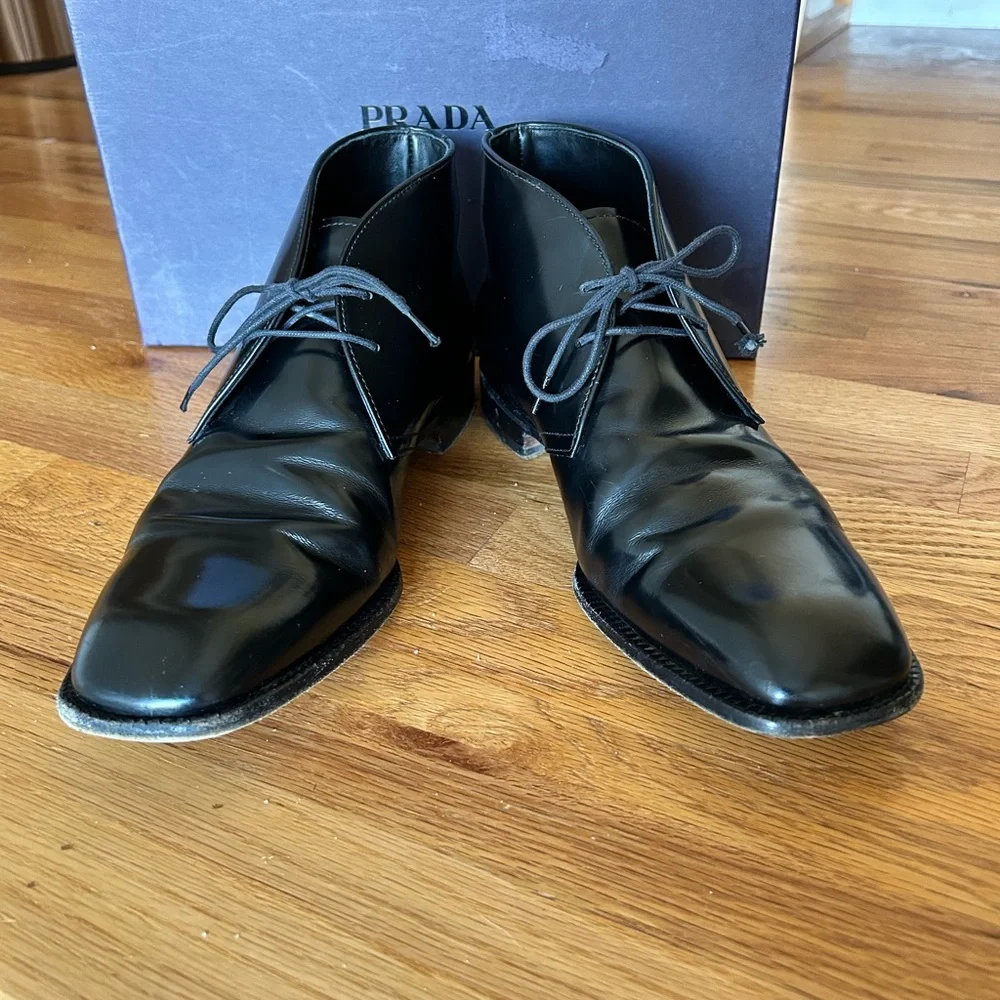Prada spazzolato lace